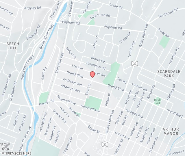 Location Map: 2 Spencer Place, Suite 9 Scarsdale, New York 10583